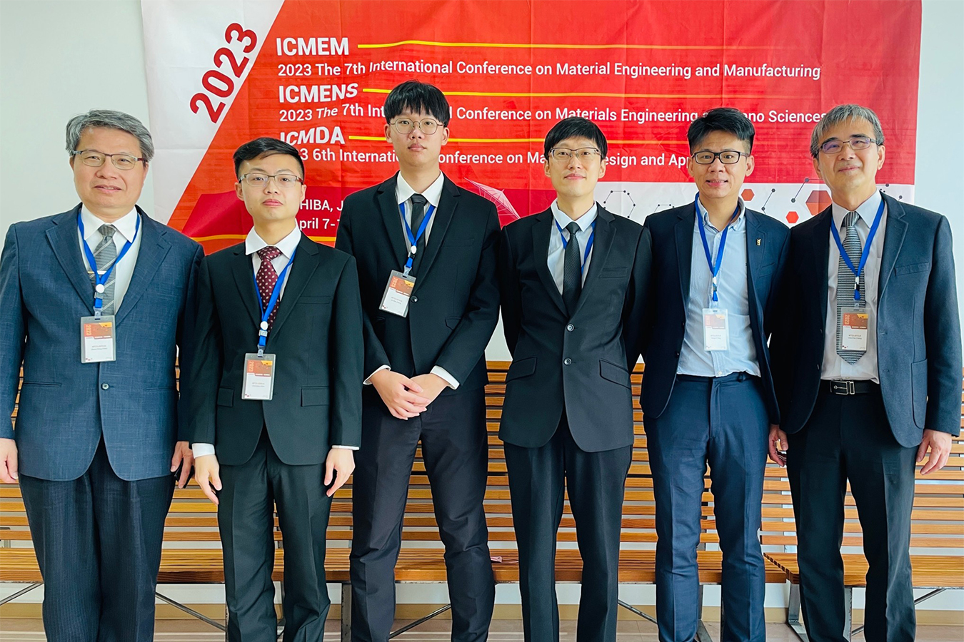 (b) 本系師生參加ICMEM 2023於千葉大學合影